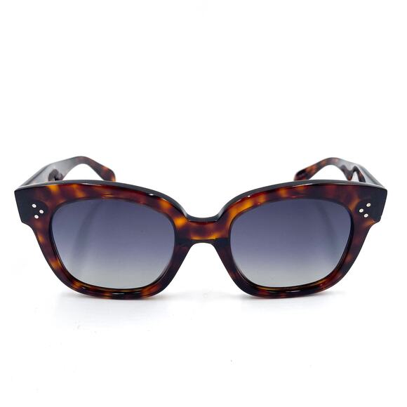 Celine Tortoise‎ Sunglasses Havana Brown Polarized Acetate CL40002U main image 8